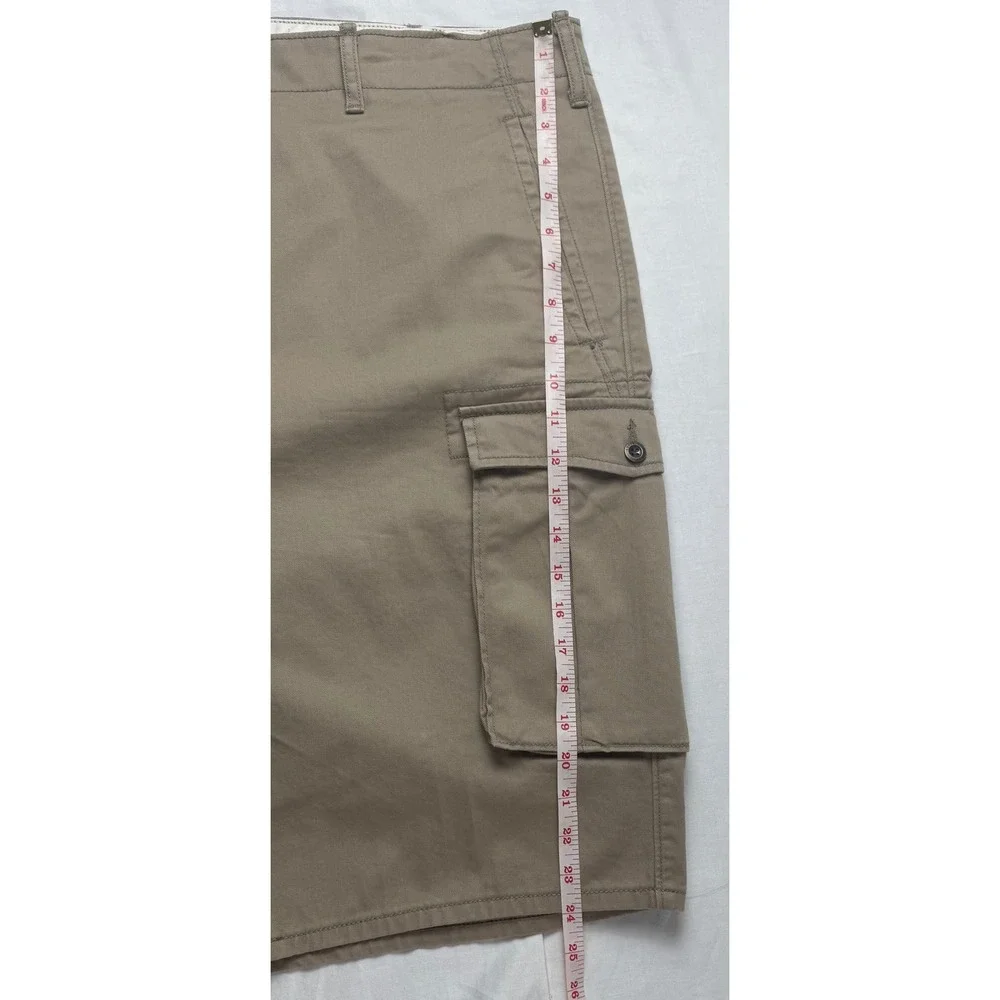 Levis Ace Cargo Shorts Mens 46‎ Khaki Tan Big and Tall Utility, Outdoor, hiking